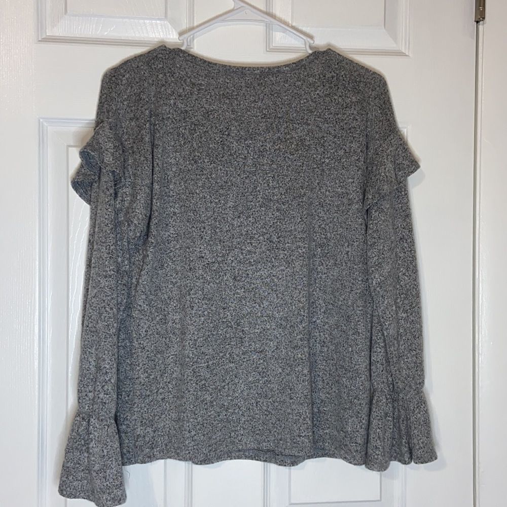 Everly Ruffle Long Sleeve Shirt - Picture 5 of 5